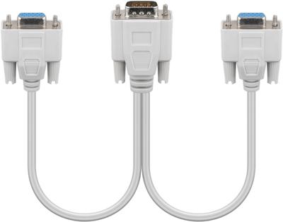 Wentronic SVGA adapter (SVGA-stekker naar 2x SVGA-bus II)
