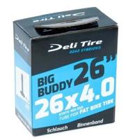 Deli Tire Deli big buddy binnenband 26x4.00 etrto 100-559, ventiel: schrader/autoventiel 35mm - thumbnail