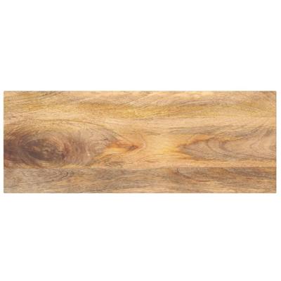 Tafelblad rechthoekig 90x30x2,5 cm massief mangohout
