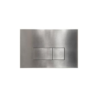 Bedieningsplaat Qeramiq Push Met DualfFush Frontbediening Metaal Rechthoek Steel Qeramiq Bedieningsplaat Qeramiq Push Met DualfFush Frontbediening Metaal Rechthoek Steel Qeramiq