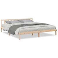 Bedframe extra lang zonder matras massief grenenhout 200x210 cm - thumbnail