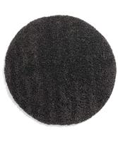 Tapeso Rond hoogpolig vloerkleed - Cozy Shaggy - donkergrijs - 160 cm - thumbnail