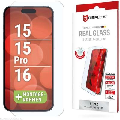 DISPLEX Real Glass iPhone 15/15 Pro/16