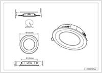 Trio InbouwverlichtingCore 14,8cm zwart - 652610132 - thumbnail