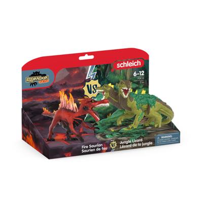 schleich ELDRADOR CREATURES vuurdino vs junglehagedis 70834