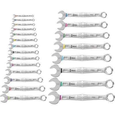 Wera 05020232001 6003 Joker 22 Set 1 Ring-steeksleutelset 22-delig Sleutelbreedte (metrisch) 8 - 23 mm Wera 05020232001 6003 Joker 22 Set 1 Ring-steeksleutelset 22-delig Sleutelbreedte (metrisch) 8 - 23 mm