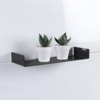 Planchet Inbouw LoooX CShelf 60x10 cm Gecoat Staal Mat Zwart Looox - thumbnail