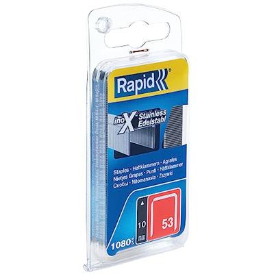 Rapid Nr. 53 dundraadnieten RVS 10 mm, 1.080 stuks - 40109511 - 40109511