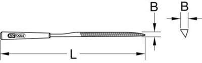 KS Tools 1403057 Lengte 145 mm 1 stuk(s)