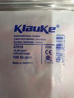 Klauke 47618 Adereindhulzen 10 mm² Deels geïsoleerd Rood 100 stuk(s) - thumbnail