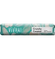 Vivani Chocolate To Go crunchy coconut vegan bio 35 Gram - thumbnail