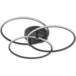 Highlight Plafondlamp Circles Ø 49 cm zwart Highlight Plafondlamp Circles Ø 49 cm zwart