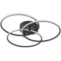 Highlight Plafondlamp Circles Ø 49 cm zwart - thumbnail