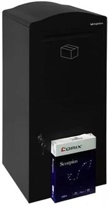 Pakketbrievenbus Logixbox Frontbox - zwart