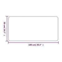 VidaXL Tapijtloper 50x100 cm sisal-look antracietkleurig - thumbnail