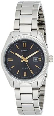 Casio DATE - BLACK, GOLD INDEXES (Ø 30 mm) Dames horloge