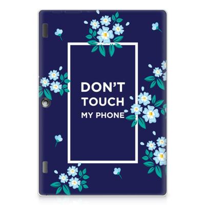 Lenovo Tab 10 | Tab 2 A10-30 Print Case Flowers Blue DTMP Lenovo Tab 10 | Tab 2 A10-30 Print Case Flowers Blue DTMP