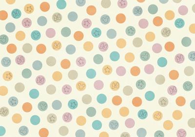 Komar Into Wonderland Fotobehang Disney - Pastel Confetti - IADX8-122