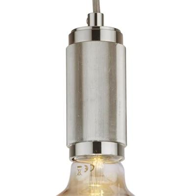 Searchlight 1-lichts hanglampSuspension zilver - 77651SS
