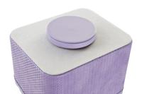 Houder voor afstandsbedieningen DKD Home Decor Draaiend 19 x 16 x 14 cm Lila Polyurethaan - thumbnail