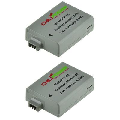 ChiliPower LP-E5 accu voor Canon - 1300mAh - 2-Pack