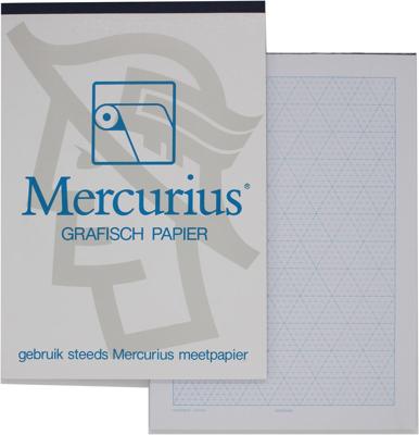 Mercurius isometrisch grafisch papier, 50 vel, ft A3