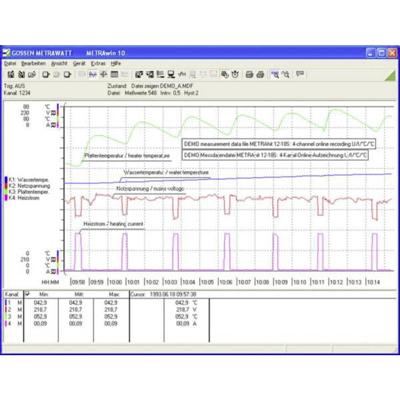 Gossen Metrawatt METRAwin 10 Meetsoftware Geschikt voor merk Gossen Metrawatt GMC-I METRAHIT Series Gossen Metrawatt METRAwin 10 Meetsoftware Geschikt voor merk Gossen Metrawatt GMC-I METRAHIT Series