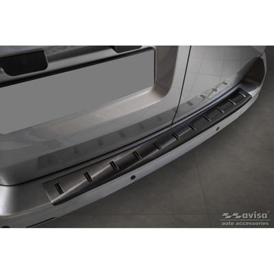 Zwart RVS Bumper beschermer passend voor CitroÃ«n Space Tourer & Jumpy 2016- / Peugeot Travell AV254030
