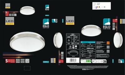 Eglo PlafonniereCompeta 1 32cm grijs - 96033
