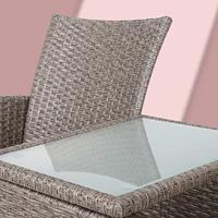 Solar tuinlamp wicker hoogte 50cm - thumbnail