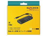 Delock DeLOCK - Retail Pack - Dockingstation - USB-C 3.1 / Thunderbolt 3 USB-C dockingstation Geschikt voor merk (dockingstation): Universeel - thumbnail