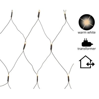 LED netverlichting 384 led warm-wit 3 x 3 m