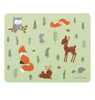 Tafelset voor kinderen VRIENDEN VAN HET BOS A Little Lovely Company mintgroen - thumbnail