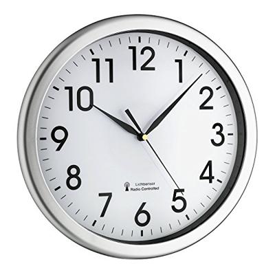TFA Dostmann 60.3519.02 Wandklok Zendergestuurd 30.8 cm x 4.3 cm Zilver TFA Dostmann 60.3519.02 Wandklok Zendergestuurd 30.8 cm x 4.3 cm Zilver