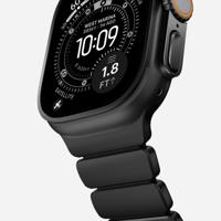 Nomad Stratos Titanium Strap Apple Watch 44mm / 45mm / 46mm / 49mm Zwart - thumbnail