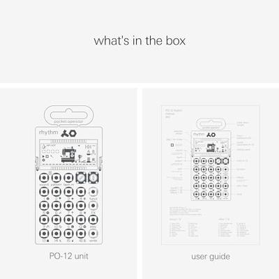 Teenage Engineering PO-12 pocket operator rhythm - thumbnail