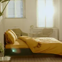 Kayori Giza dekbedovertrek Egyp. Katoensatijn Brons - thumbnail