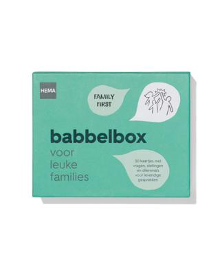 HEMA Babbelbox voor leuke families