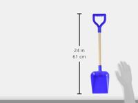 Schep met Houten Steel 56 cm - thumbnail