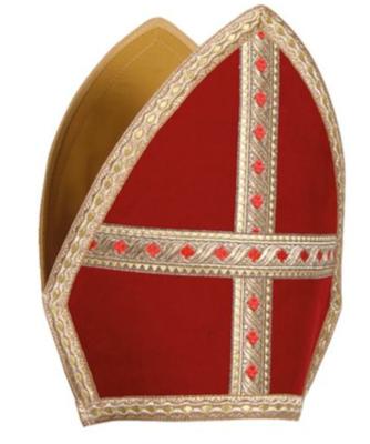 Luxe mijter katoen fluweel