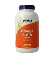 NOW Omega 3-6-9 1000mg Capsules - thumbnail