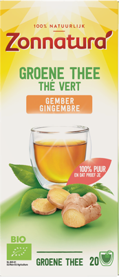 Zonnatura Groene Thee met Gember