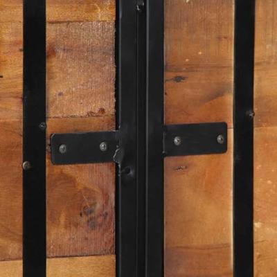 Hoofdeinde 160 cm massief gerecycled en ijzer Hoofdeinde 160 cm massief gerecycled en ijzer
