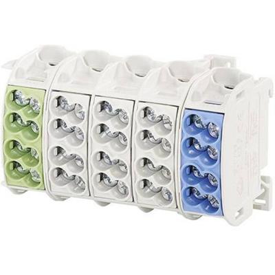 Hensel 2600137 Hoofdleiding vertakkingsklem 3-kleurig 5-polig Geleidertype: L, N, PE Hensel 2600137 Hoofdleiding vertakkingsklem 3-kleurig 5-polig Geleidertype: L, N, PE