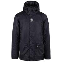 Robey Crossbar Parka Regenjas Zwart - thumbnail