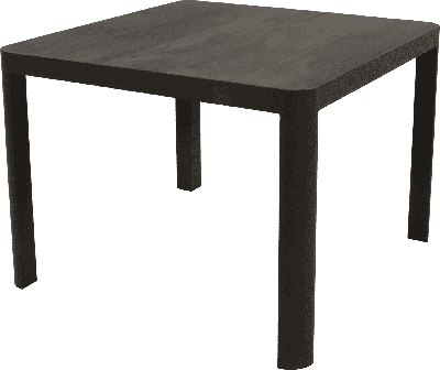 Lesli Living Tafel Castilla Negro 100x100cm Lesli Living Tafel Castilla Negro 100x100cm