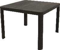 Lesli Living Tafel Castilla Negro 100x100cm - thumbnail