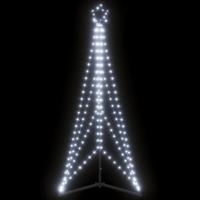VidaXL Led-kerstboom 363 leds koud wit 182 cm - thumbnail