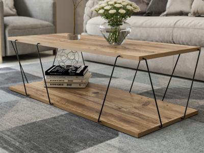 Salontafel LABRANNO 120 cm bruine eik Salontafel LABRANNO 120 cm bruine eik