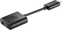 HP H4F02AA HDMI / VGA Adapter [1x HDMI-stekker - 1x VGA-bus] Zwart 0.045 m - thumbnail